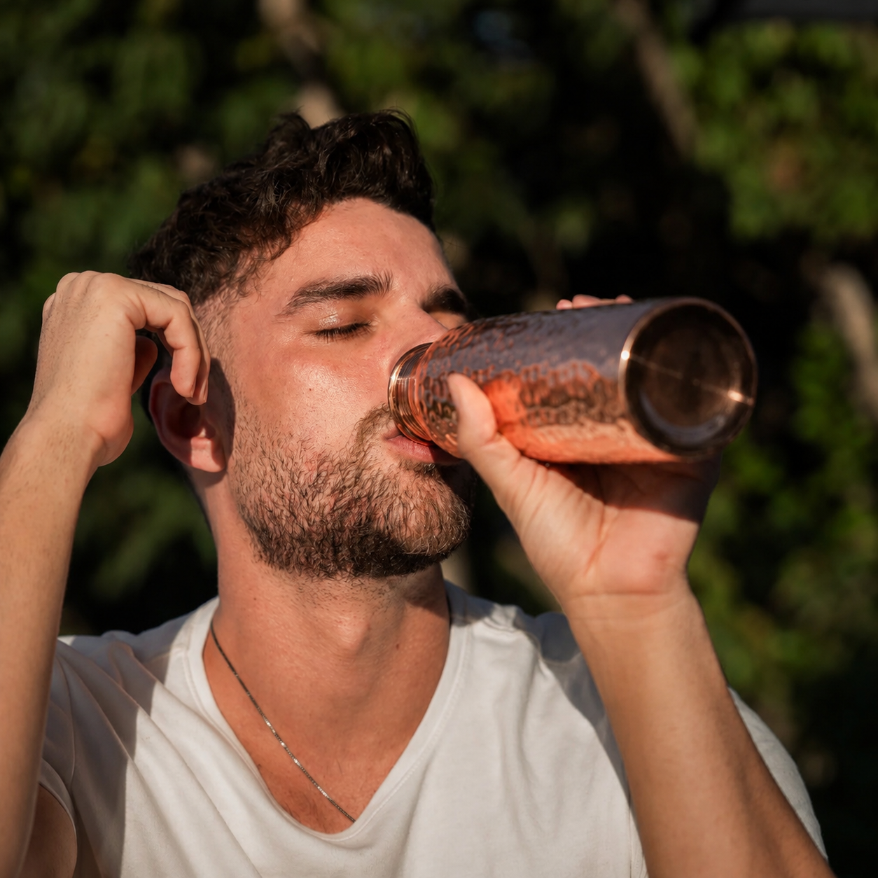 Cuvera™ Pure Copper Water Bottle