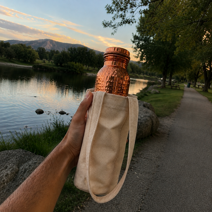 Cuvera Pure Copper Water Bottle